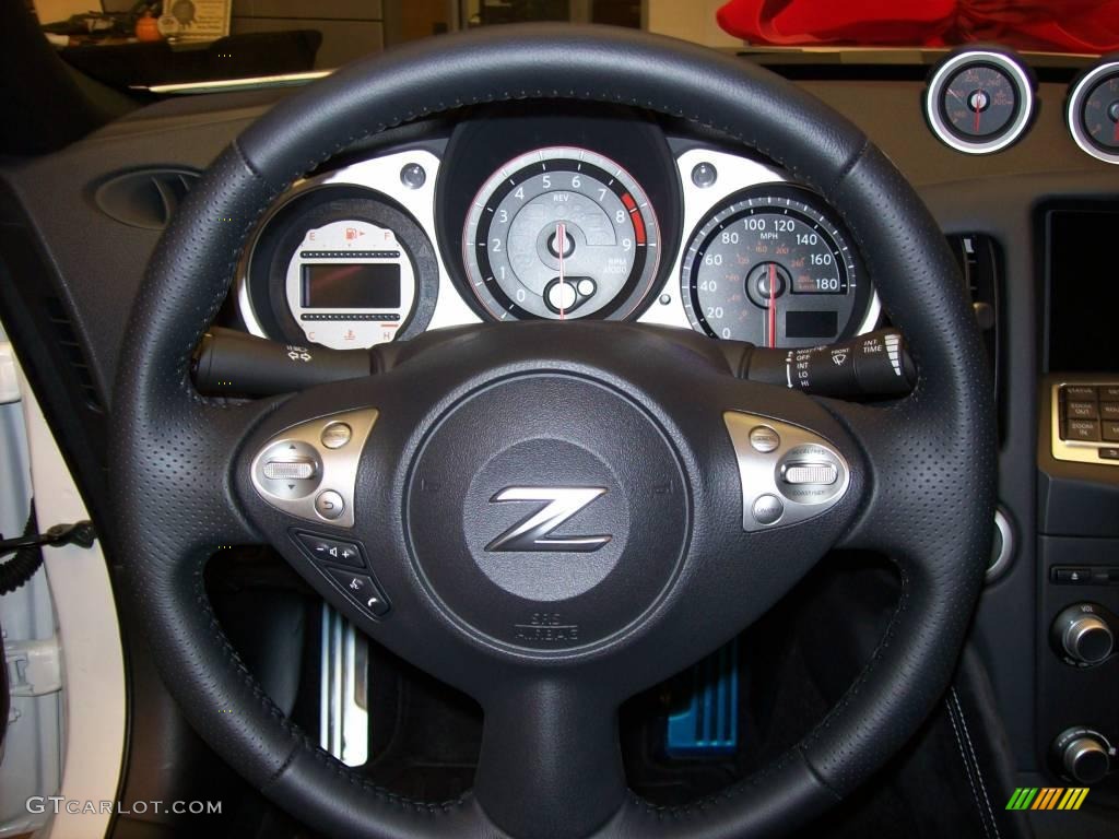 2010 370Z Sport Touring Roadster - Pearl White / Black Leather photo #11