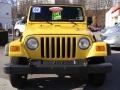2004 Solar Yellow Jeep Wrangler X 4x4  photo #2