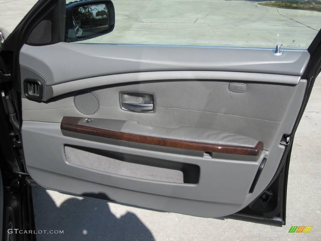 2003 7 Series 745Li Sedan - Black Sapphire Metallic / Basalt Grey/Flannel Grey photo #20