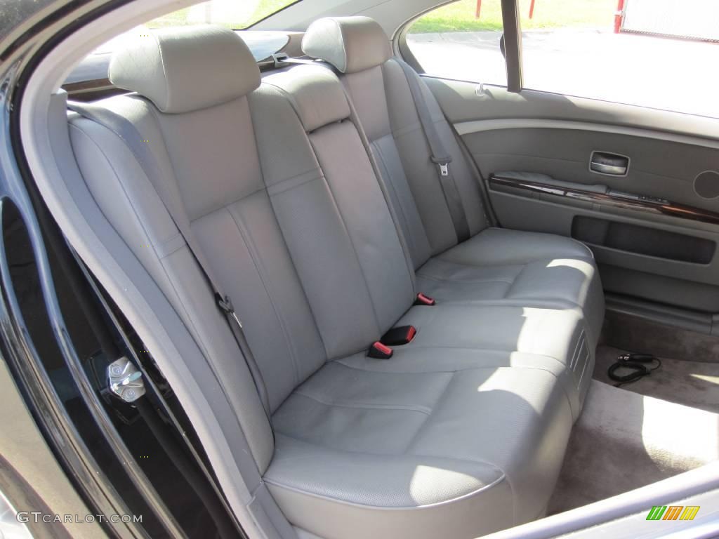 2003 7 Series 745Li Sedan - Black Sapphire Metallic / Basalt Grey/Flannel Grey photo #25