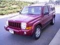 2006 Inferno Red Pearl Jeep Commander 4x4  photo #1