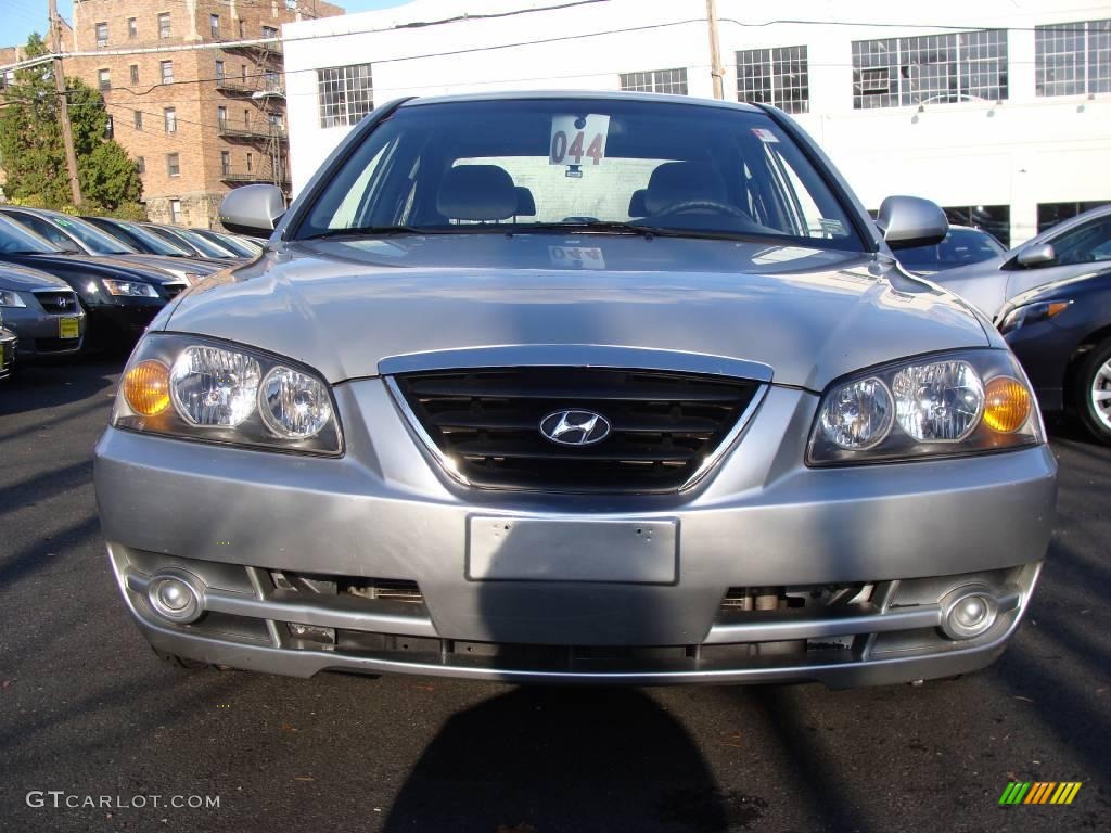 2006 Elantra GLS Sedan - Sterling Silver / Gray photo #2