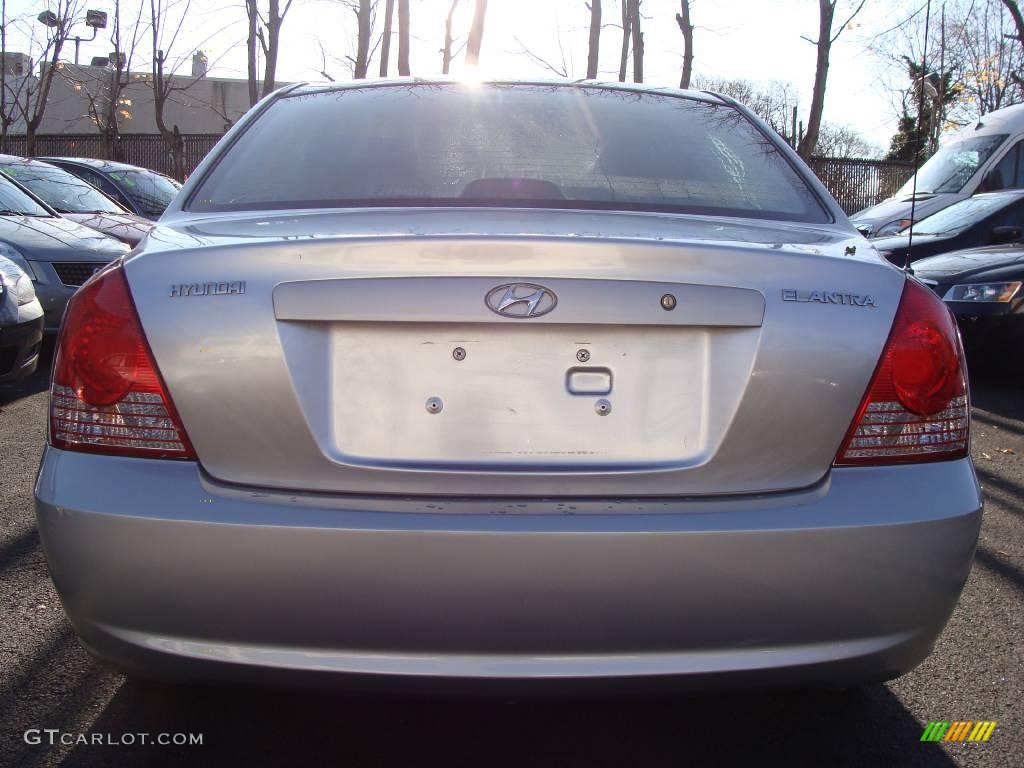 2006 Elantra GLS Sedan - Sterling Silver / Gray photo #6