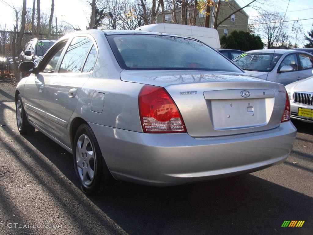 2006 Elantra GLS Sedan - Sterling Silver / Gray photo #7