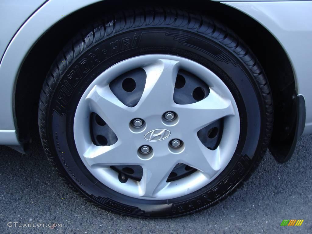 2006 Elantra GLS Sedan - Sterling Silver / Gray photo #9