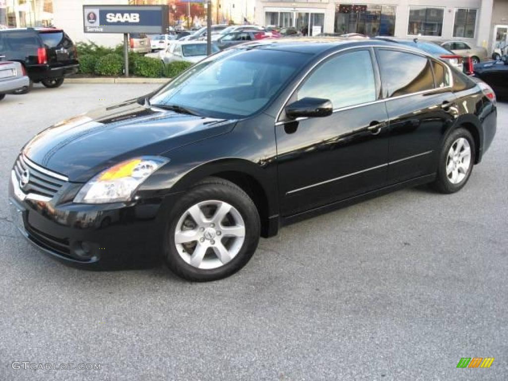 2007 Altima 2.5 S - Super Black / Frost photo #1