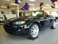 2008 Brilliant Black Mazda MX-5 Miata Grand Touring Roadster  photo #1