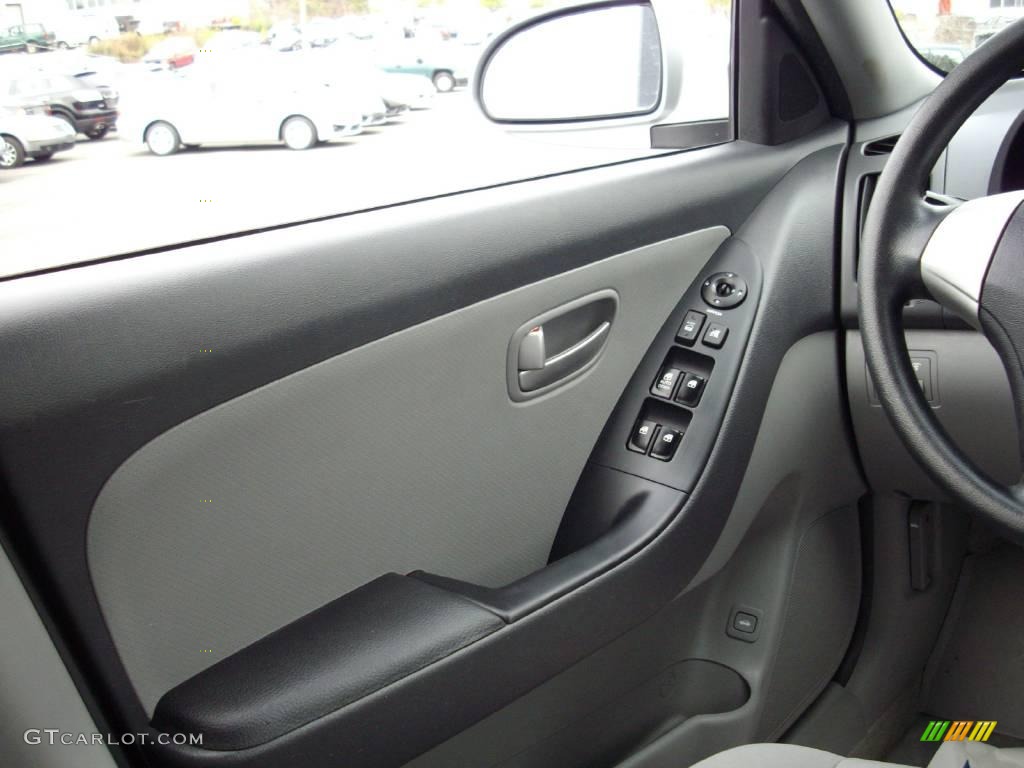 2007 Elantra GLS Sedan - Quicksilver / Gray photo #9