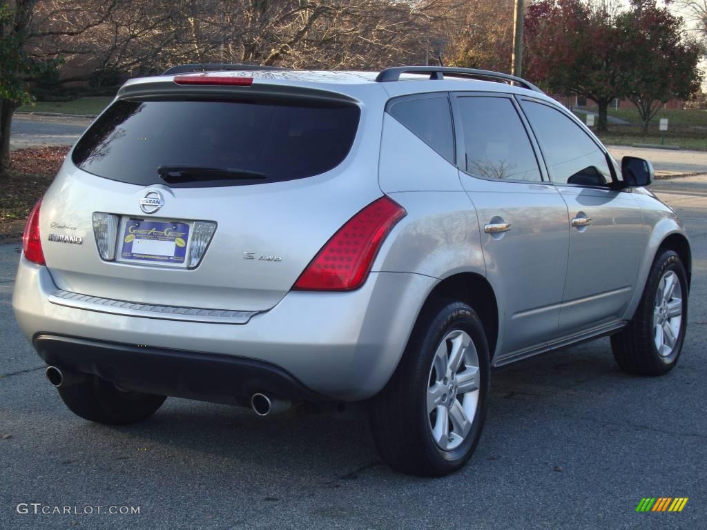 2007 Murano S AWD - Brilliant Silver Metallic / Charcoal photo #4