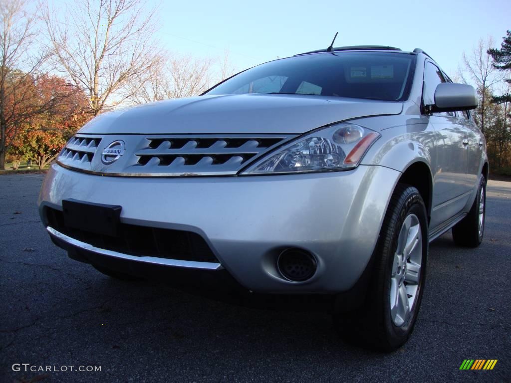 2007 Murano S AWD - Brilliant Silver Metallic / Charcoal photo #14