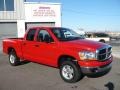 2006 Flame Red Dodge Ram 1500 SLT Quad Cab 4x4  photo #3