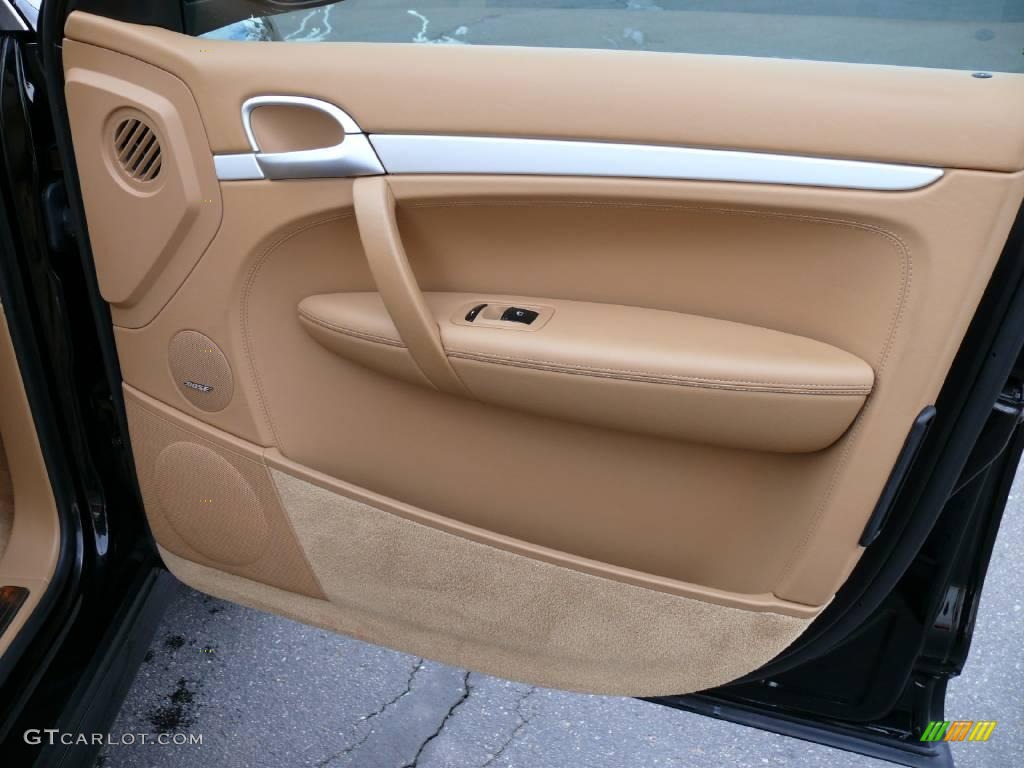 2006 Cayenne Turbo S - Black / Sand Beige Full Leather photo #19