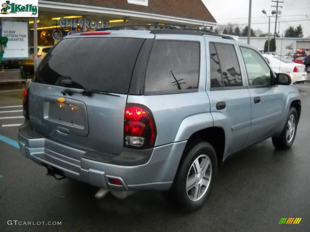 2006 TrailBlazer LS 4x4 - Silver Blue Metallic / Light Gray photo #3