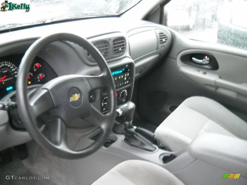 2006 TrailBlazer LS 4x4 - Silver Blue Metallic / Light Gray photo #8