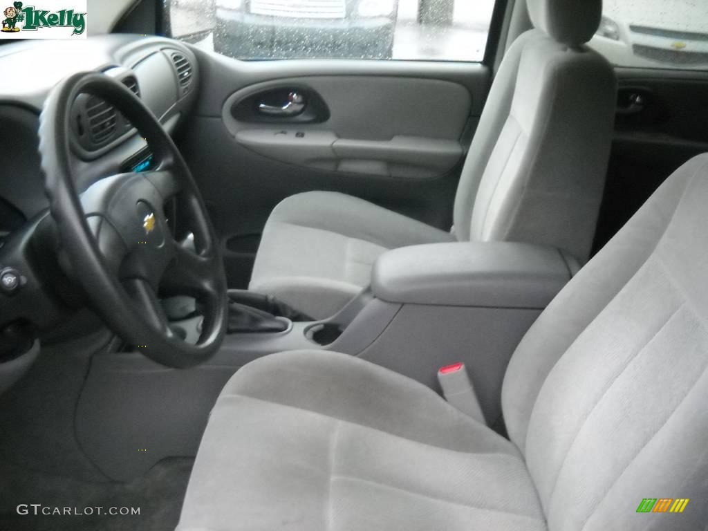 2006 TrailBlazer LS 4x4 - Silver Blue Metallic / Light Gray photo #9