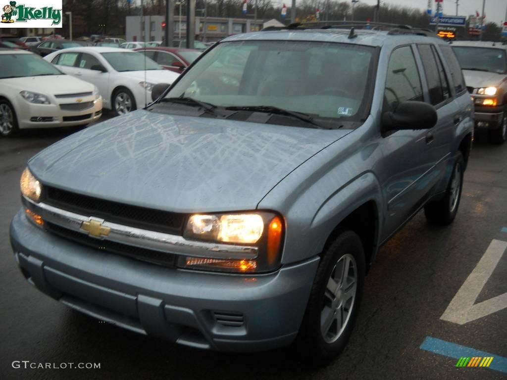 2006 TrailBlazer LS 4x4 - Silver Blue Metallic / Light Gray photo #15