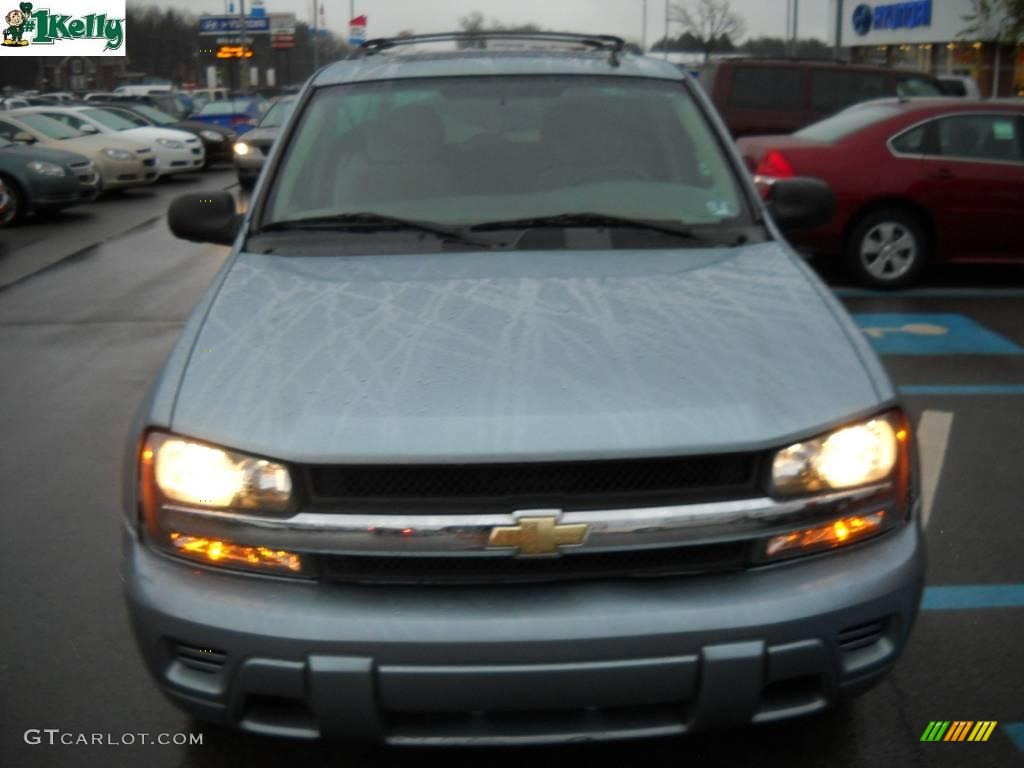 2006 TrailBlazer LS 4x4 - Silver Blue Metallic / Light Gray photo #16