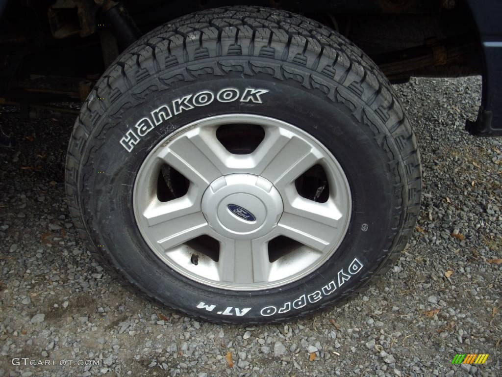 2004 F150 XLT SuperCrew 4x4 - Medium Wedgewood Blue Metallic / Dark Flint photo #19