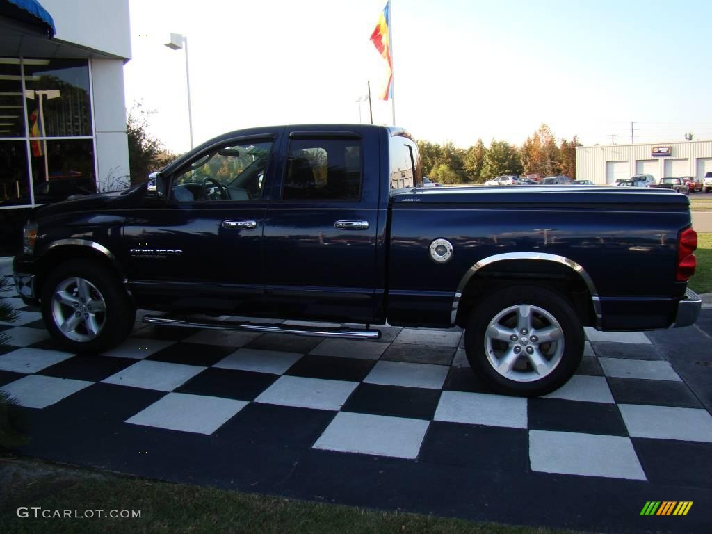 2007 Ram 1500 SLT Quad Cab - Patriot Blue Pearl / Medium Slate Gray photo #3