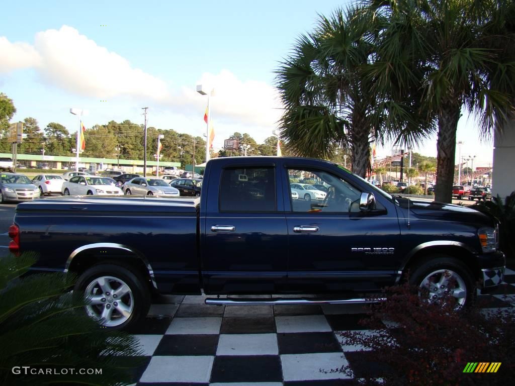 2007 Ram 1500 SLT Quad Cab - Patriot Blue Pearl / Medium Slate Gray photo #7