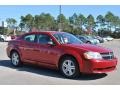 2008 Inferno Red Crystal Pearl Dodge Avenger SXT  photo #7