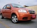 2008 Spicy Orange Metallic Chevrolet Aveo LS Sedan  photo #1