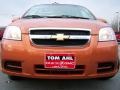 2008 Spicy Orange Metallic Chevrolet Aveo LS Sedan  photo #2