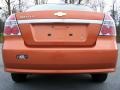 2008 Spicy Orange Metallic Chevrolet Aveo LS Sedan  photo #5