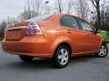 2008 Spicy Orange Metallic Chevrolet Aveo LS Sedan  photo #7
