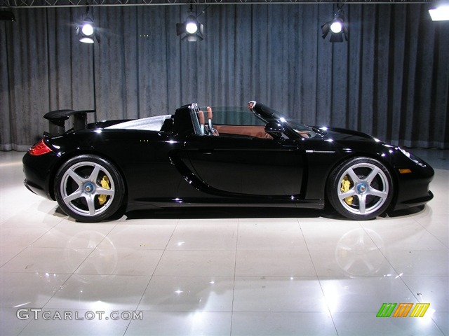 Black 2005 Porsche Carrera GT Standard Carrera GT Model Exterior Photo #220986