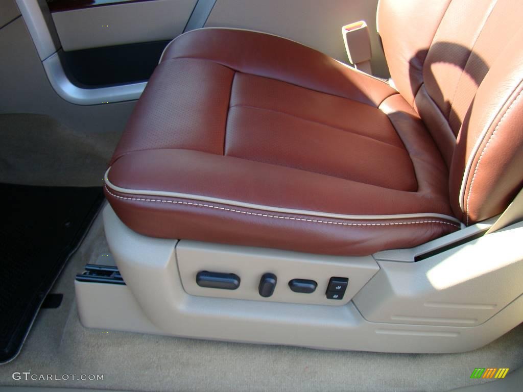 2010 F150 King Ranch SuperCrew 4x4 - White Platinum Metallic Tri Coat / Chapparal Leather photo #18