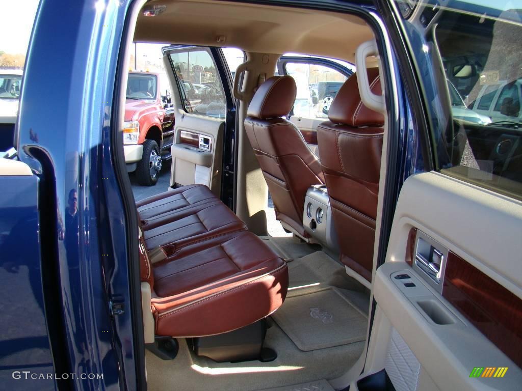 2010 F150 King Ranch SuperCrew 4x4 - Dark Blue Pearl Metallic / Chapparal Leather photo #11