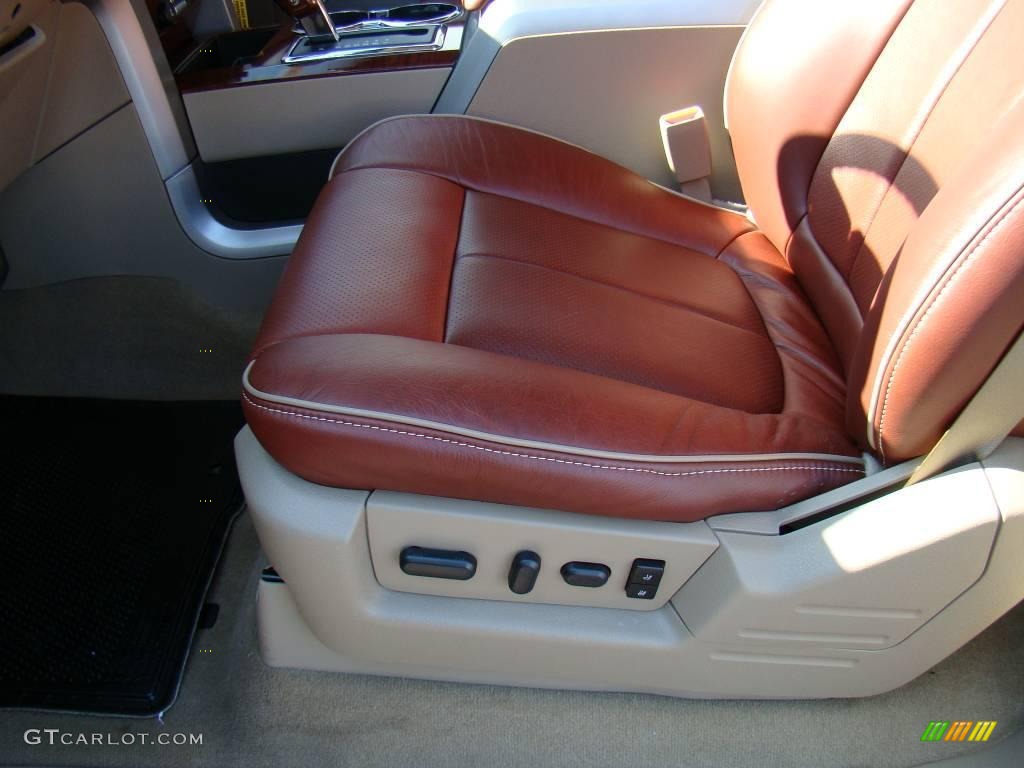2010 F150 King Ranch SuperCrew 4x4 - Dark Blue Pearl Metallic / Chapparal Leather photo #18