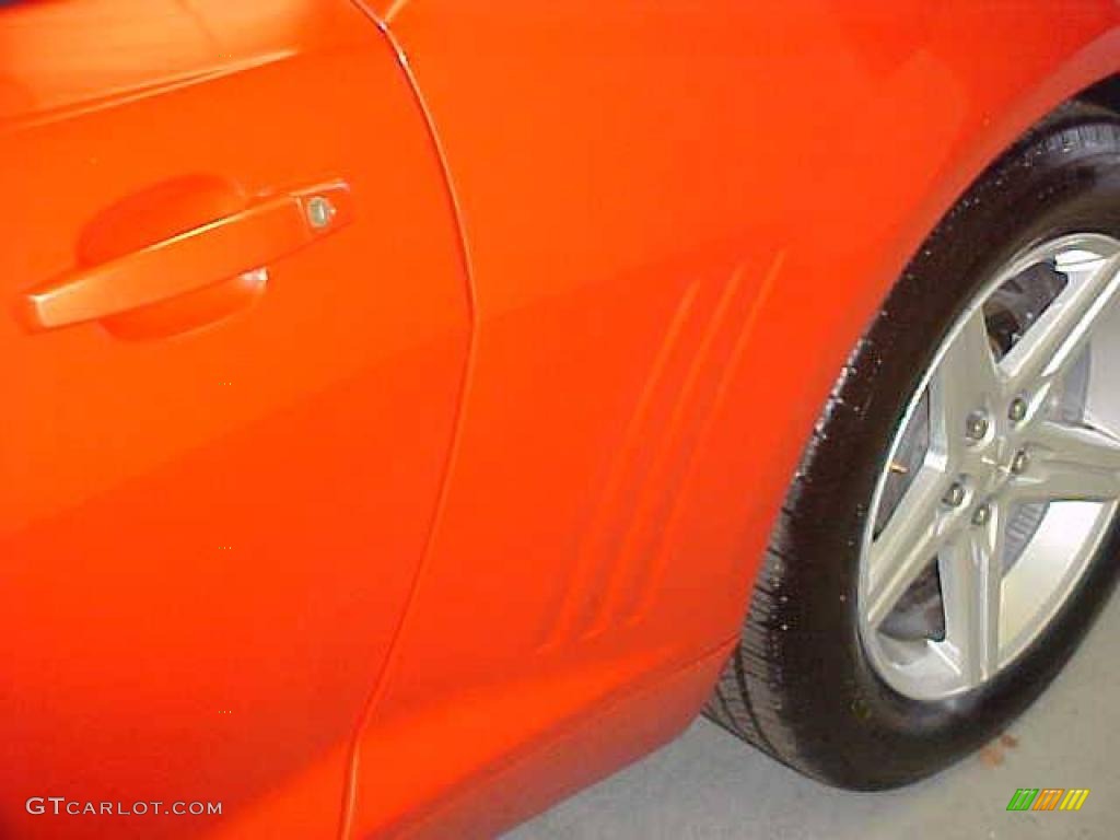 2010 Camaro LT Coupe - Inferno Orange Metallic / Black photo #27