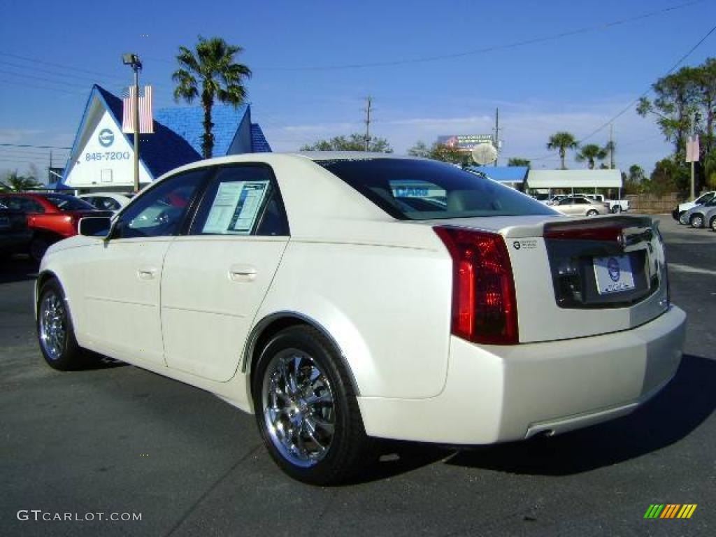 2004 CTS Sedan - White Diamond / Light Gray/Ebony photo #5