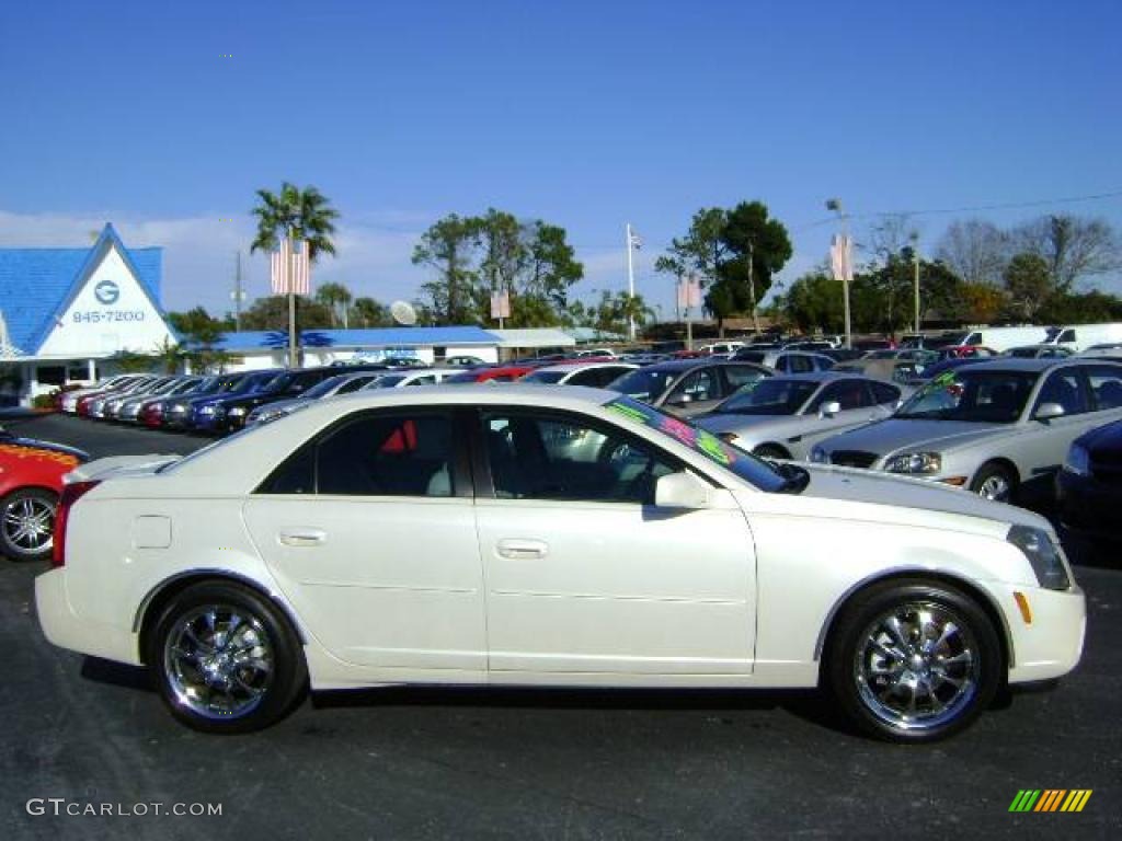 2004 CTS Sedan - White Diamond / Light Gray/Ebony photo #7