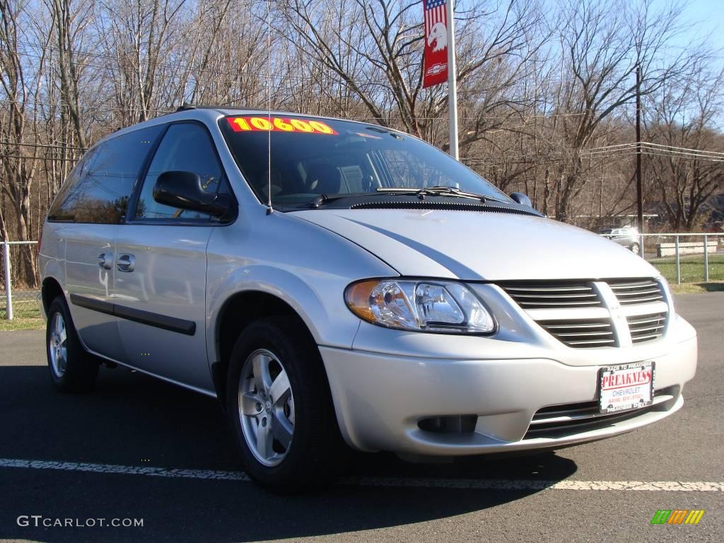 2005 Caravan SXT - Bright Silver Metallic / Medium Slate Gray photo #3