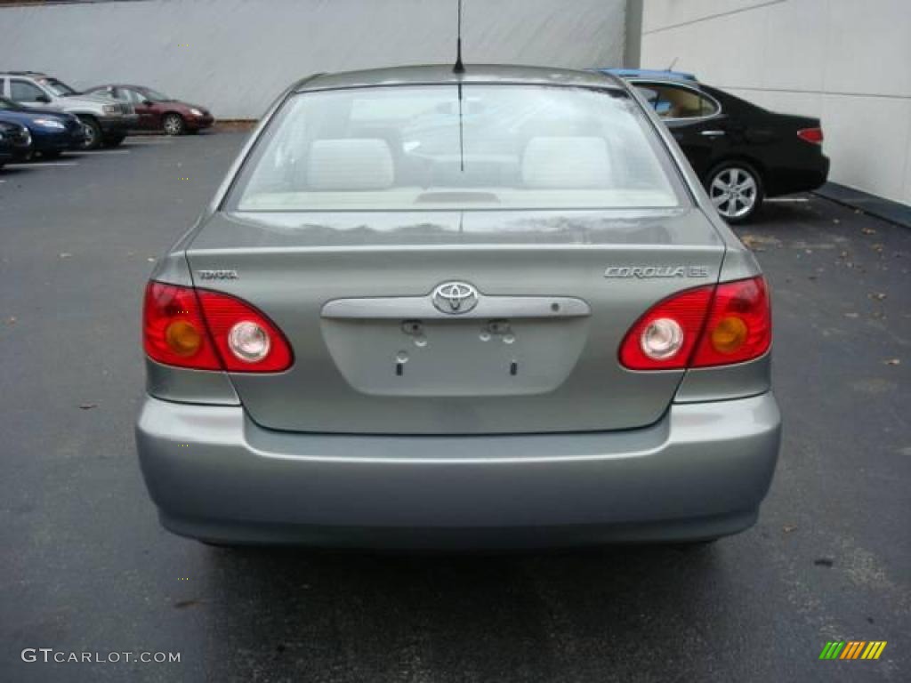 2003 Corolla LE - Mineral Green Metallic / Pebble Beige photo #3