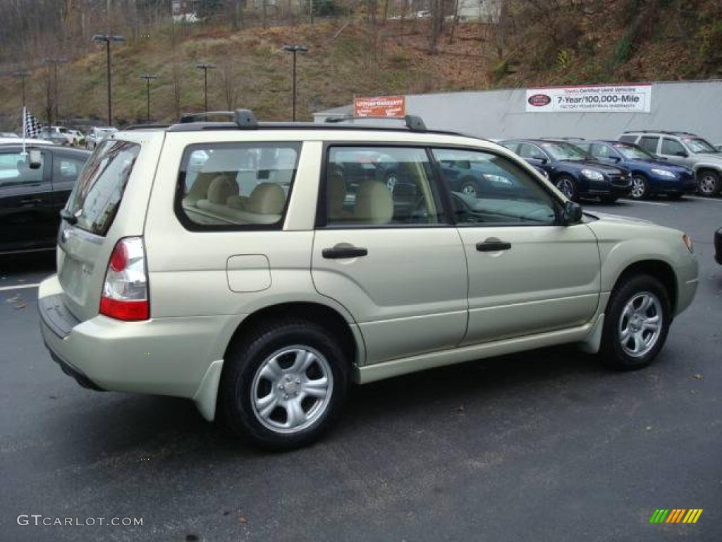 2007 Forester 2.5 X - Champagne Gold Opal / Desert Beige photo #5