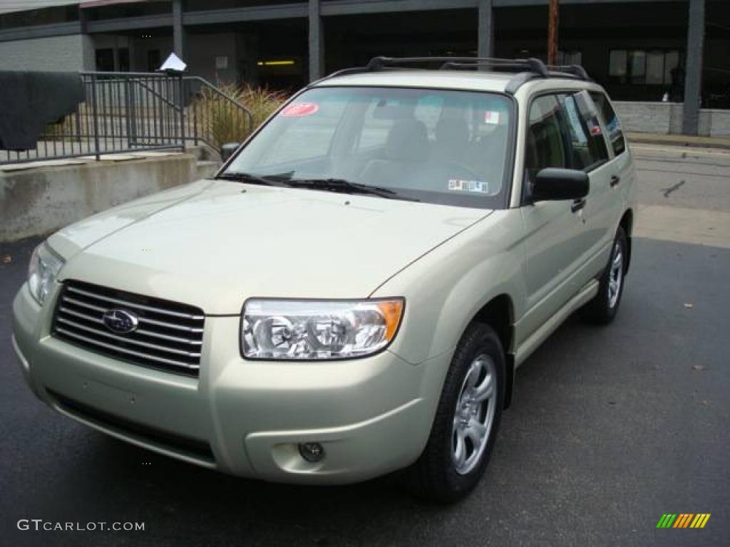 2007 Forester 2.5 X - Champagne Gold Opal / Desert Beige photo #8