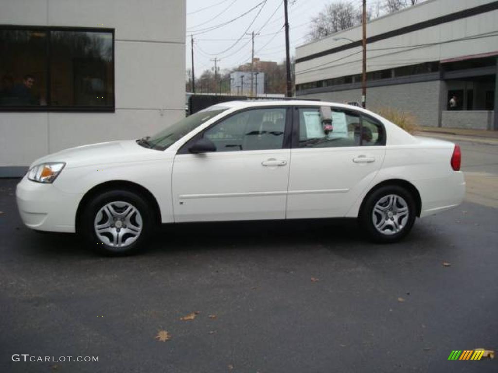 2006 Malibu LS Sedan - White / Cashmere Beige photo #1