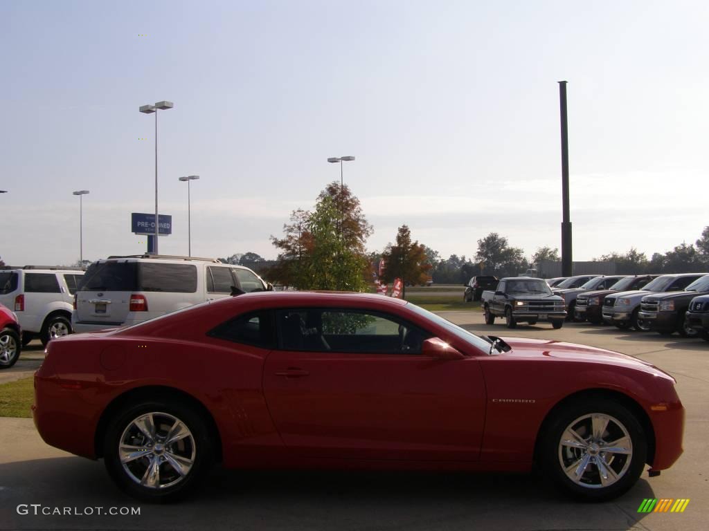 2010 Camaro LS Coupe - Victory Red / Black photo #6