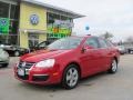 2008 Salsa Red Volkswagen Jetta SE Sedan  photo #1