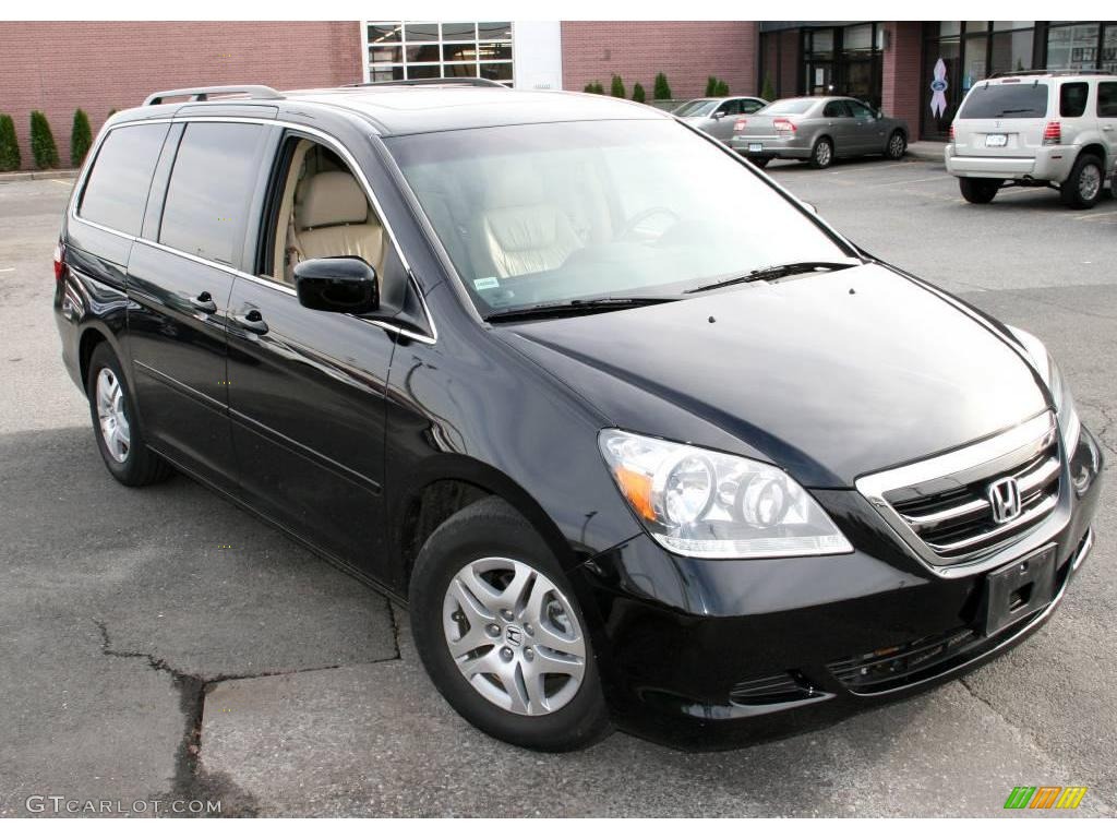 Nighthawk Black Pearl 2007 Honda Odyssey EX-L Exterior Photo #22132373