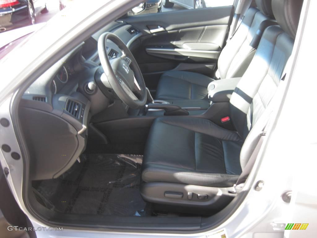 2009 Accord EX-L V6 Sedan - Alabaster Silver Metallic / Black photo #30