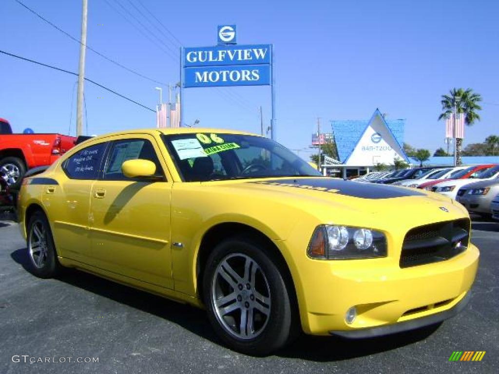 Top Banana Yellow Dodge Charger