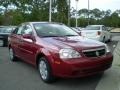 2007 Fusion Red Metallic Suzuki Forenza Sedan  photo #1