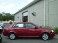 2007 Fusion Red Metallic Suzuki Forenza Sedan  photo #2