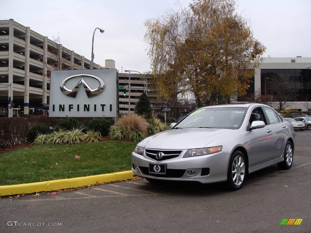 Alabaster Silver Metallic Acura TSX