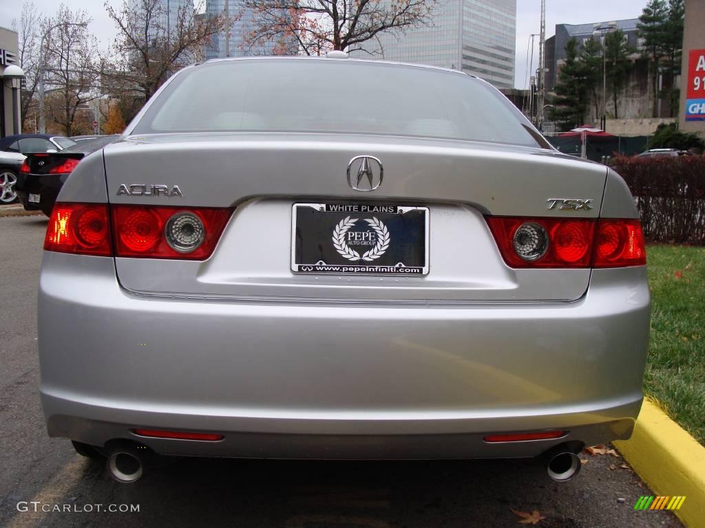 2008 TSX Sedan - Alabaster Silver Metallic / Quartz Gray photo #6